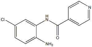 N-(2-amino-5-chlorophenyl)isonicotinamide Struktur