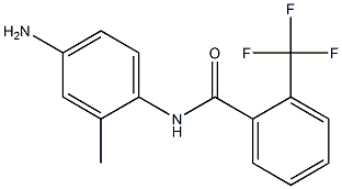 N-(4-amino-2-methylphenyl)-2-(trifluoromethyl)benzamide Struktur