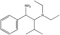 N-{1-[amino(phenyl)methyl]-2-methylpropyl}-N,N-diethylamine Struktur