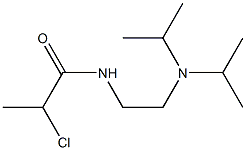 N-{2-[bis(propan-2-yl)amino]ethyl}-2-chloropropanamide Structure