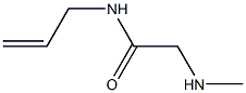 N-allyl-2-(methylamino)acetamide Struktur