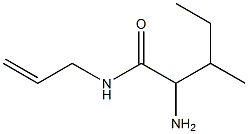 N-allyl-2-amino-3-methylpentanamide Struktur