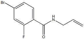 N-allyl-4-bromo-2-fluorobenzamide Struktur