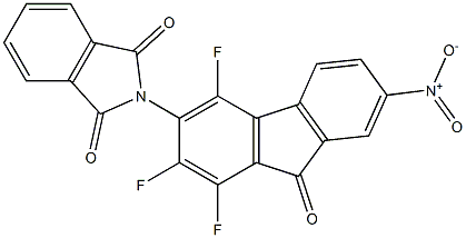 2-{1,2,4-trifluoro-7-nitro-9-oxo-9H-fluoren-3-yl}-1H-isoindole-1,3(2H)-dione Struktur