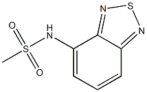 N-(2,1,3-benzothiadiazol-4-yl)methanesulfonamide Struktur