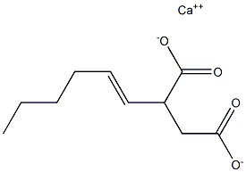 2-(1-Hexenyl)succinic acid calcium salt Struktur