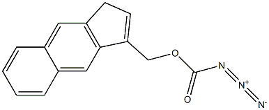 1H-Benz[f]indene-3-methanol azidoformate Struktur