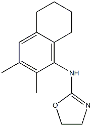 5,6,7,8-Tetrahydro-2,3-dimethyl-N-(2-oxazolin-2-yl)-1-naphthalenamine Struktur