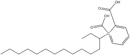 (+)-フタル酸水素1-[(S)-1-エチルトリデシル] 化學(xué)構(gòu)造式