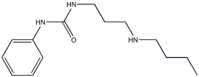 N-(3-Butylaminopropyl)-N'-phenylurea Struktur