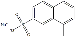 8-Methyl-2-naphthalenesulfonic acid sodium salt Struktur