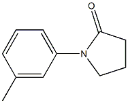 1-(3-Methylphenyl)pyrrolidine-2-one Struktur
