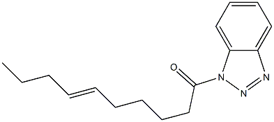 1-(6-Decenoyl)-1H-benzotriazole Structure