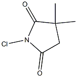 1-Chloro-3,3-dimethylpyrrolidine-2,5-dione Structure