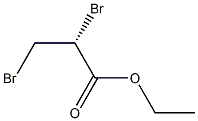 [R,(-)]-2,3-Dibromopropionic acid ethyl ester Struktur