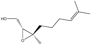 (2R,3R)-2,3-Epoxy-3,8-dimethyl-7-nonen-1-ol Struktur