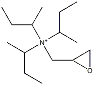 Tri-sec-butylglycidylaminium Struktur
