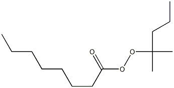 Octaneperoxoic acid 1,1-dimethylbutyl ester Struktur