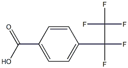 4-(Pentafluoroethyl)benzoic acid Struktur