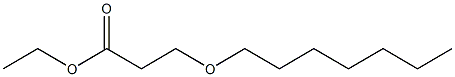 3-(Heptyloxy)propionic acid ethyl ester Struktur