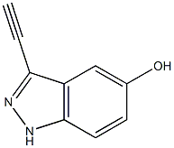3-ethynyl-1H-indazol-5-ol Struktur