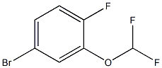 4-bromo-2-(difluoromethoxy)-1-fluorobenzene Struktur