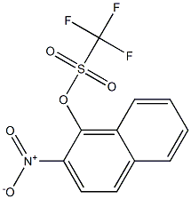 2-硝基-1-萘基三氟甲磺酸酯 結(jié)構(gòu)式