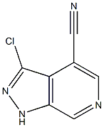 3-Chloro-1H-pyrazolo[3,4-c]pyridine-4-carbonitrile