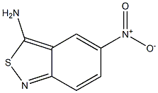 3-AMINO-5-NITRO-2,1-BENZISOTHIAZOLE Struktur