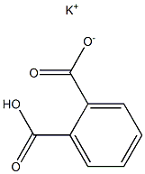 鄰苯二甲酸氫鉀標(biāo)準(zhǔn)溶液, , 結(jié)構(gòu)式