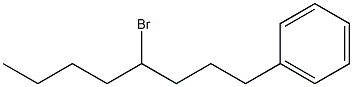 4-bromooctylbenzene Struktur