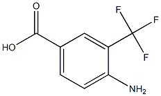 4-Amino-3-(trifluoromethyl)benzoic acid Struktur