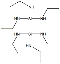 Hexakis(ethylamino)disilane Struktur