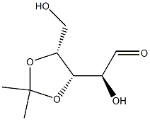3,4-O-Isopropylidene-D-arabinose Struktur