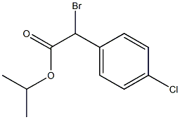 Alpha-Bromo-4-Chlorophenylacetic Acid Isopropyl Ester Struktur