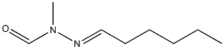 hexanal methylformylhydrazone Struktur