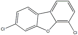 3,6-DICHLORODIBENZOFURAN Struktur