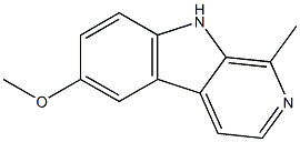 6-METHOXY-1-METHYL-BETA-CARBOLINE Struktur