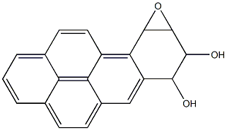 7,8-DIHYDROXY-9,10-EPOXY-7,8,9,10-TETRAHYDRO-BENZO(A)PYRENE Struktur