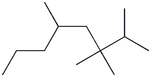 2,3,3,5-tetramethyloctane Struktur