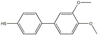 4-(3,4-DIMETHOXYPHENYL)THIOPHENOL 96% Struktur