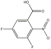 3,5-DIFLUORONITROBENZOIC ACID Struktur