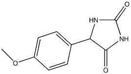 5-(4-methoxyphenyl)imidazolidine-2,4-dione Struktur
