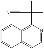 2-(isoquinolin-1-yl)-2-methylpropanenitrile Struktur