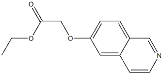 (isoquinolin-6-yloxy)-acetic acid ethyl ester Struktur