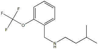 (3-methylbutyl)({[2-(trifluoromethoxy)phenyl]methyl})amine Struktur