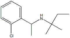 [1-(2-chlorophenyl)ethyl](2-methylbutan-2-yl)amine Struktur