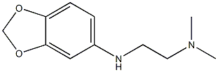 [2-(2H-1,3-benzodioxol-5-ylamino)ethyl]dimethylamine Struktur