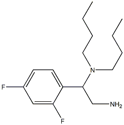 [2-amino-1-(2,4-difluorophenyl)ethyl]dibutylamine Struktur