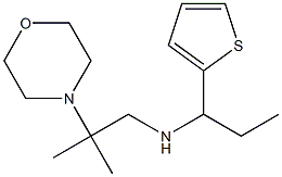 [2-methyl-2-(morpholin-4-yl)propyl][1-(thiophen-2-yl)propyl]amine Struktur